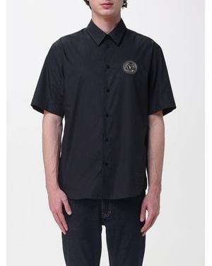 Versace Jeans Couture Casual Cotton Shirt - Black