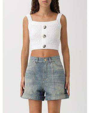 Balmain Top Mujer - Azul