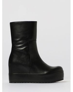 Paloma Barceló Flat Ankle Boots - Black