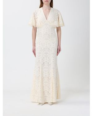Twinset Long Lace Dress - White