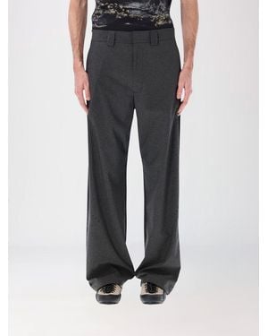 ROA Wide Leg Jersey Pants - Black