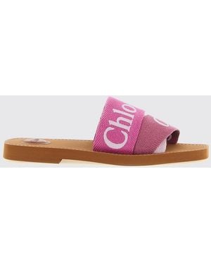Chloé Flat Sandal - Pink