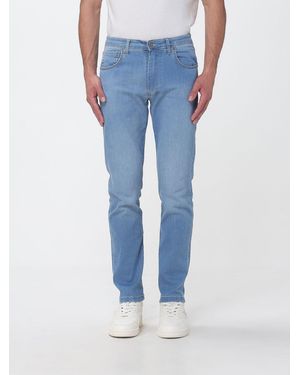XC Vaqueros Clásicos De Cinco Bolsillos En Denim De Corte Slim Y Talle Medio - Azul