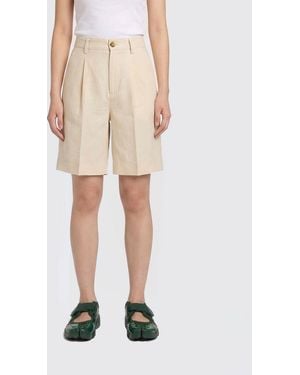 Woolrich Pantalones Cortos De Mezcla De Lino - Neutro