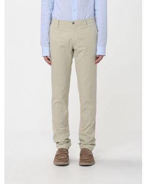 Mason's Stretch Cotton Chino Trousers - Natural