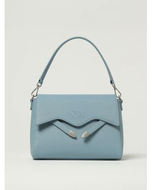 Secret Pon-pon Shoulder Bag - Blue
