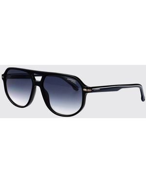 Carrera Rounded Acetate Aviator Sunglasses With Double Bridge - White