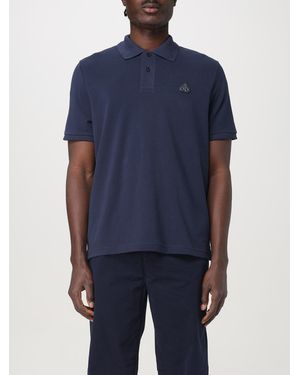 Moose Knuckles Polo T -Shirt - Blue