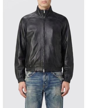 Acne Studios Leather Jacket - Black