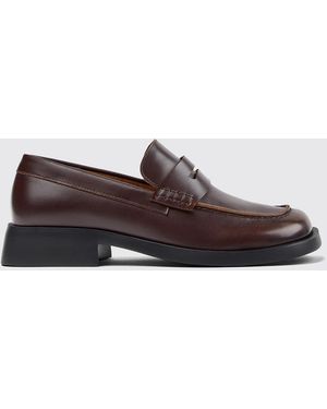 Camper Penny Loafer Aus Glattleder Mit Riemen Und Extralight-Sohle - Weiß