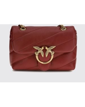 Pinko Baby Love Bag Puff Matelassé Nappa Bag - Red