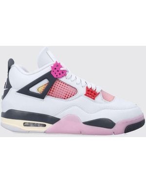 Nike Air Jordan 4 Retro High-Top Sneakers - White
