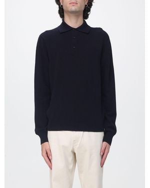 Agnona Polo A Maniche Lunghe - Blu