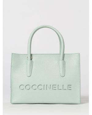 Coccinelle Myrtha Grained Leather Bag - Green