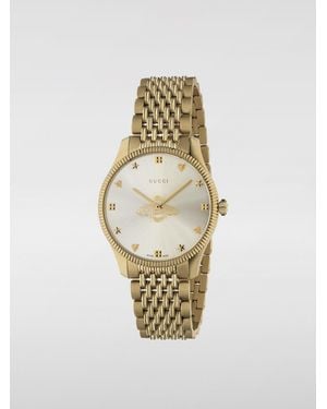 Gucci Gtimeless Ya126415541132247U Bee Motif - Metallic