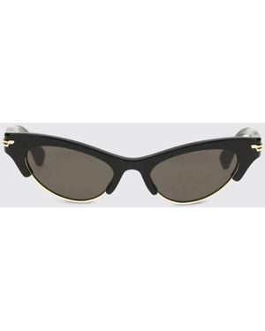 Bottega Veneta Angle Acetate Sunglasses - Black