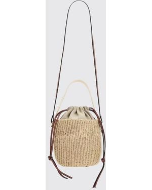 Chloé Borsa A Secchiello Woody Piccola - Bianco