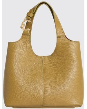 Coccinelle C-Easy Tasche Aus Genarbtem Leder - Natur