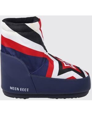 Moon Boot Flat Ankle Boot - Blue