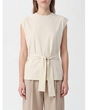 Tela Cotton T-Shirts With Belt - Natural