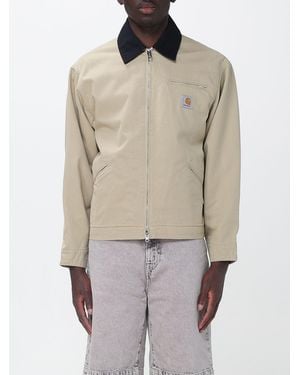 Carhartt Baumwoll-Hemdjacke Mit Logo - Natur