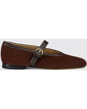 Doucal's Suede Ballerinas - Brown