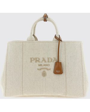 Prada Borsa Jardinière Extra Large - Neutro