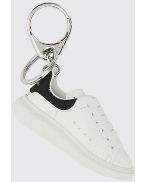 McQueen Keyring - White