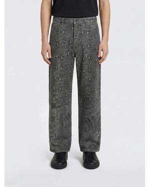 Daily Paper Snake Oversized Jeans - Black