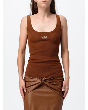 Elisabetta Franchi Top - Brown