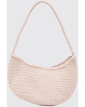 Dragon Diffusion Braided Leather Nova Luna Bag - Pink