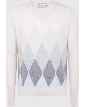 Ballantyne Sweater - White