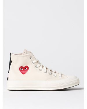 COMME DES GARÇONS PLAY Trainers Play X Converse - White