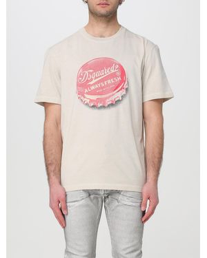 DSquared² T-Shirt Di Cotone - Neutro
