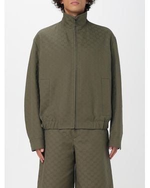 Gucci Zip Front Bomber Jacket - Green