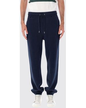 JW Anderson Cotton Jogging Trousers With Elasticated Waist - Blue