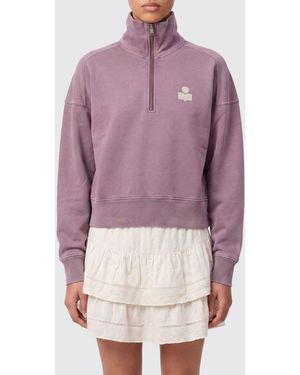 Isabel Marant High-Neck Sweatshirt - Purple