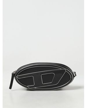 DIESEL Borsa in pelle con tracolla - Nero