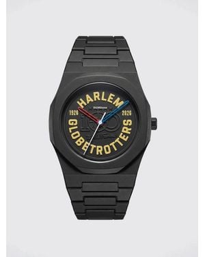 D1 Milano Limited Edition X Harlem Globetrotters Steel And Polycarbonate Watch - Black