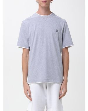 Brunello Cucinelli Polo Herren - Blau