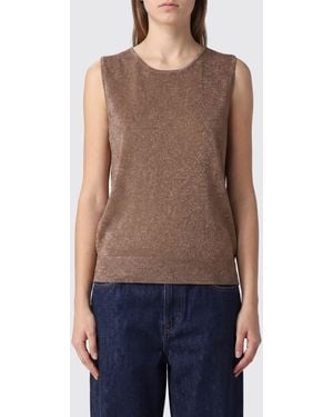 Roberto Collina Basic Lurex Top - Blue
