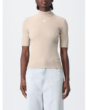 Courreges Courr&Egrave	Ges Jersey De Cuello Alto - Blanco