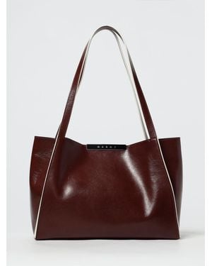Marni Schultertasche Damen - Braun