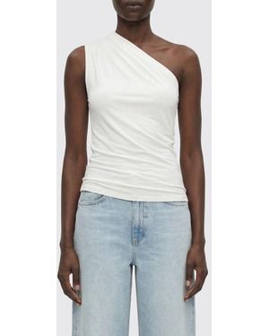 Thom Krom Stretch Jersey One-Shoulder Top - Blue