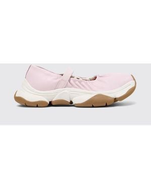 Camper Karst 2 Leather Ballerinas - Pink