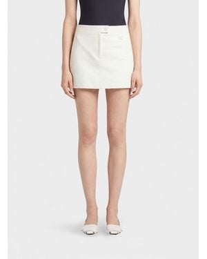 Courreges Courr&Egrave	Ges Falda Mujer - Blanco