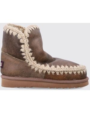 Mou Flat Shoes - Brown