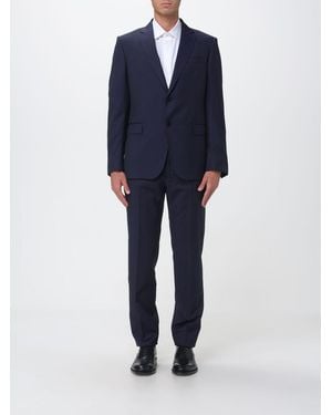ZEGNA Einreiher-Anzug Aus Wolle Mit Nadelstreifenmuster - Blau