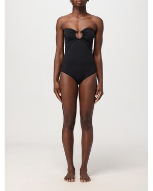 Bottega Veneta Costume Intero Con Anello - Nero
