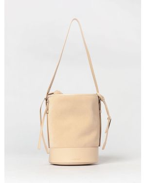 Fabiana Filippi Suede Bucket Bag - Natural